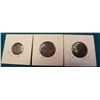 Image 2 : 1859(u) Half Cent VF KM306 & (2) 1858(u) Kingdom of Netherlands East indies Cent KM307.2 F-VF.