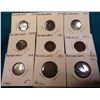 Image 1 : (9) Netherlands coins, Half Cent to Two and One-Half Cent dating 1877-1900.