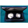 Image 1 : 1993 S U.S. Bill of Rights Two-Coin Proof Commemorative Set. Silver Dollar and clad Half-Dollar. In 