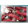 Image 1 : 2005 S U.S. Mint Silver Proof State Quarters set in original Mint issued plastic case.