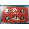 Image 2 : 2005 S U.S. Mint Silver Proof State Quarters set in original Mint issued plastic case.