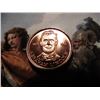 Image 2 : 1809-1865 Abraham Lincoln Civil War Token Style Medal. “Peace Unity Freedom”. Gem Red BU.