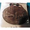 Image 2 : “Stecher's Scissor Hold” Brass Watch fob. Depicts a wrestling movement between a pair of wrestlers.