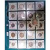 Image 1 : (20) Various foreign coins from Denamrk, Domenican Republic, & Ecuador in a plastic page. All identi