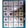 Image 2 : (20) Various foreign coins from Denamrk, Domenican Republic, & Ecuador in a plastic page. All identi