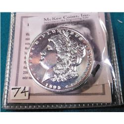 1895 Morgan Dollar Tribute Proof Copy of Million Dollar Coin.