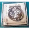 Image 2 : 1889 CC Morgan Dollar Tribute Proof Copy of Million Dollar Coin.
