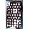 Image 1 : All Fifty State Quarters “S” Mint .900 fine Silver taken from Proof Sets in a black Capital holder w