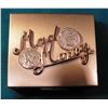 Image 1 : “Mad Money” Small Coin-holder Jewelry Box with raised gold-lettering and coin design in case.