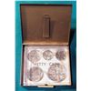 Image 2 : “Mad Money” Small Coin-holder Jewelry Box with raised gold-lettering and coin design in case.