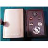 Image 2 : 1984 S U.S. Mint Presitige Silver Proof Set. No outside box but in original simulated leather case.