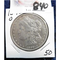 1892 O Morgan Silver Dollar. EF.