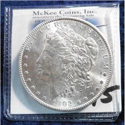 1902 O U.S. Morgan Silver Dollar. Superb Brilliant Uncirculated.