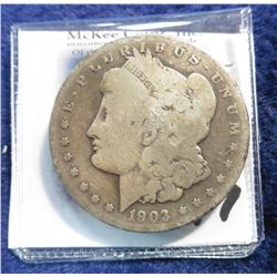 1903 S U.S. Morgan Silver Dollar. Scarce date.