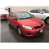 Image 2 : 2010 TOYOTA COROLLA, 4 DOOR SEDAN, RED, VIN # 2T1BU4EE4AC364809