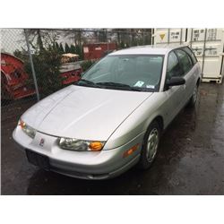 2000 SATURN, 4 DOOR STATION WAGON, GREY, VIN # 1G8ZN8273YZ207842