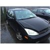 Image 2 : 2001 FORD FOCUS ZX3, 2 DOOR HATCHBACK, BLACK, VIN # 3FAFP31381R178990