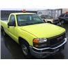 Image 2 : 2004 GMC SIERRA, 2 DOOR PU, YELLOW, VIN # 1GTEC14X24Z145519