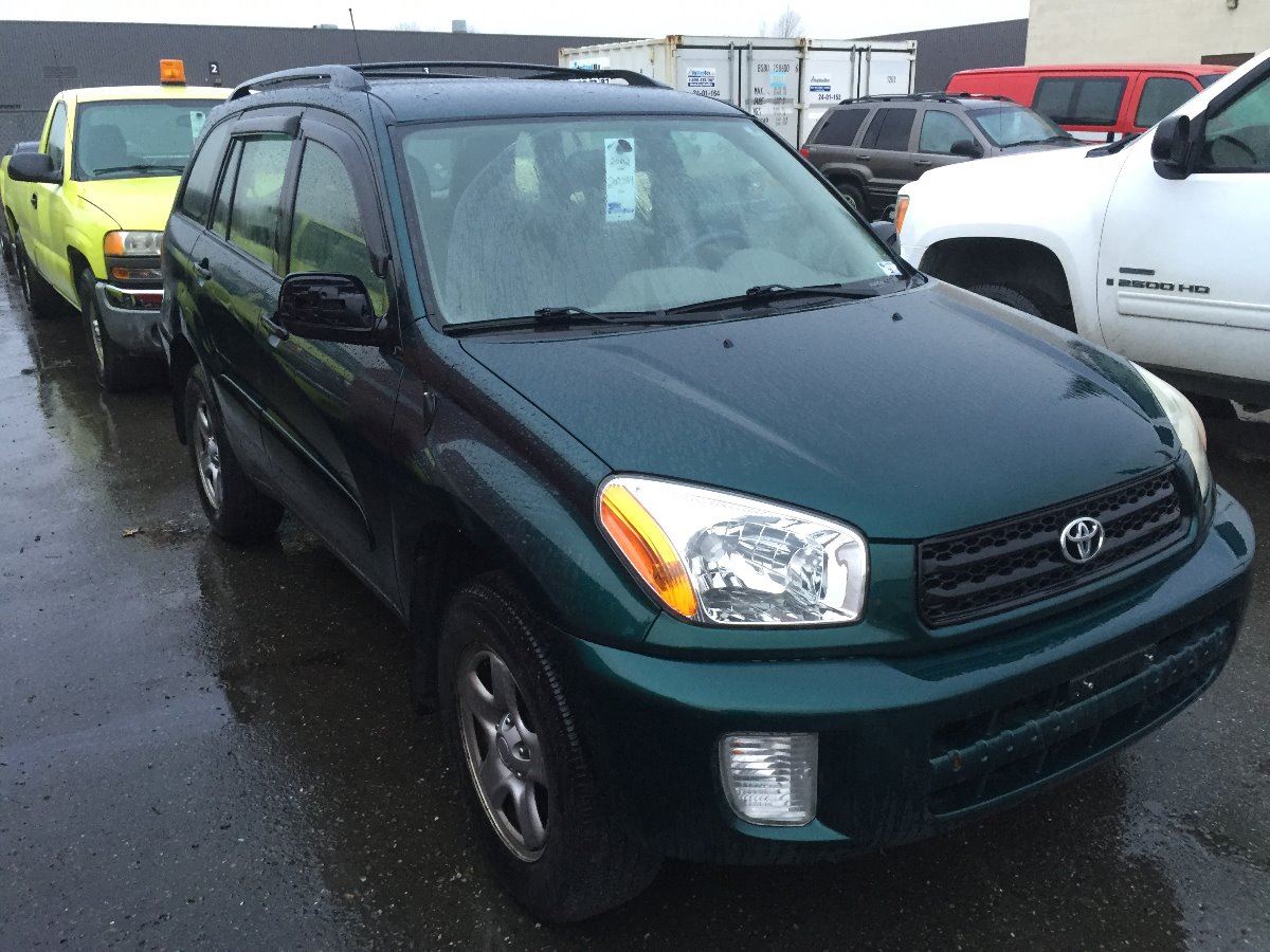 2002 Toyota Rav4 4 Door Suv Green Vin Jtehh20v026061296