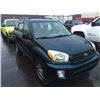 Image 2 : 2002 TOYOTA RAV4, 4 DOOR SUV, GREEN, VIN # JTEHH20V026061296