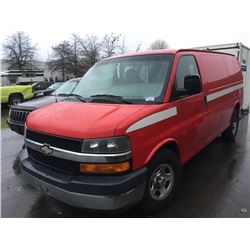 2003 CHEVROLET EXPRESS VAN RED, CARGO VAN, VIN # 1GCFG15T631124769