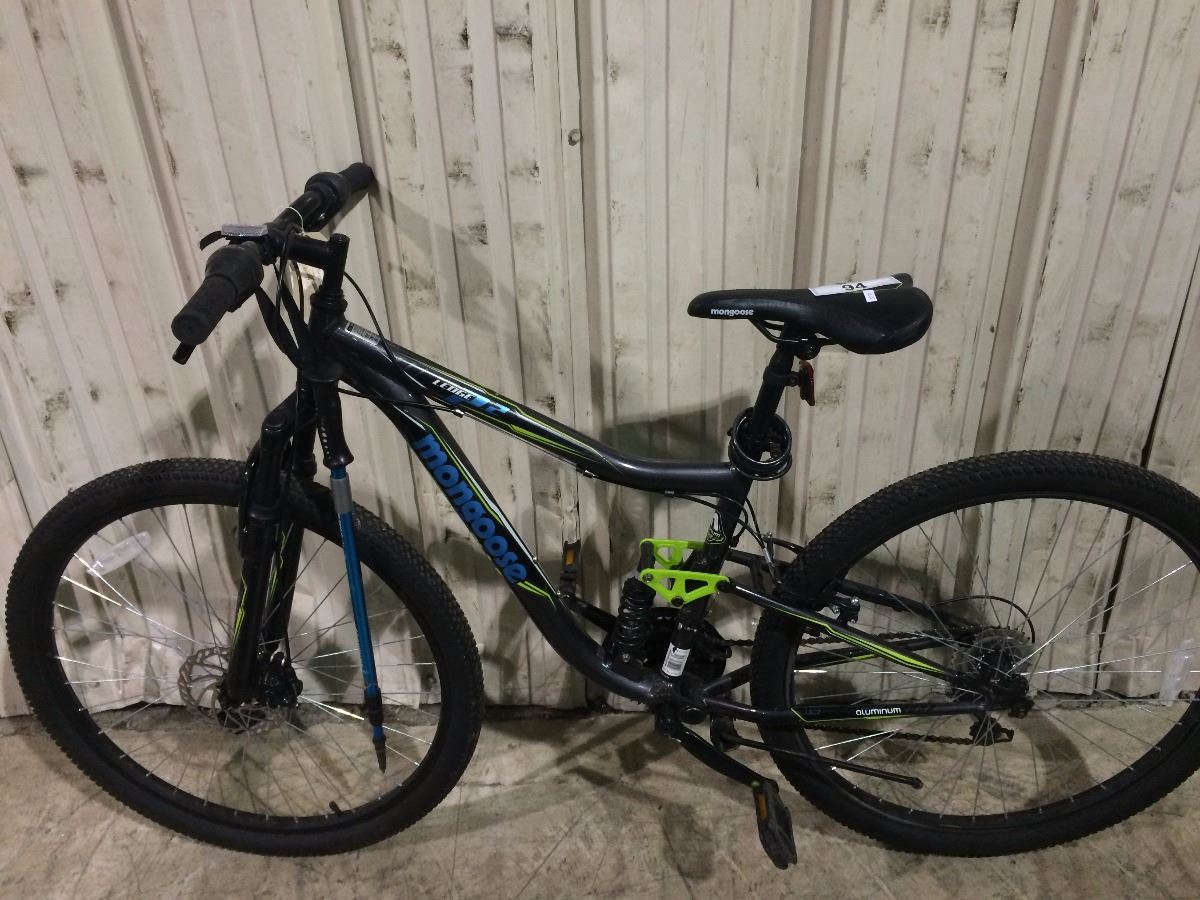 GREY MONGOOSE LEDGE 21 SPEED FULL SUSPENSION MOUNTAIN BIKE