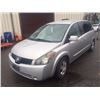 Image 1 : 2005 NISSAN QUEST, 4 DOOR VAN, GREY, VIN # 5N1BV28U95N101704