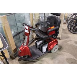 RED FORTRESS ELECTRIC MOBILITY SCOOTER WITH CHARGER