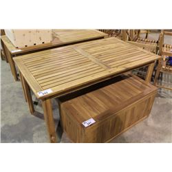 GARDENIA TEAK OUTDOOR TABLE (55 X 31 )