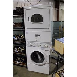 HUEBSCH STACKING WASHER/DRYER