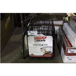 SMALL METAL PET TUFF CRATE