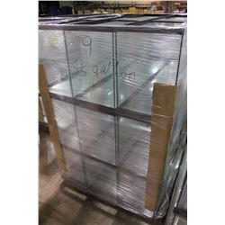 PALLET OF 9 - 45 GALLON GLASS AQUARIUMS