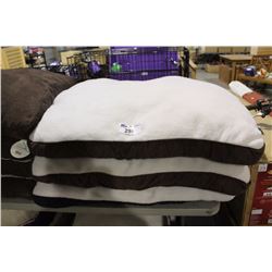 LOT OF LARGE DOG BEDS (44 X 35")