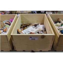 BIN OF ASSORTED BONE & CHEW TOYS