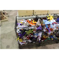 MESH BASKET OF ASSORTED DOG TOYS (BASKET NOT INLCUDED)