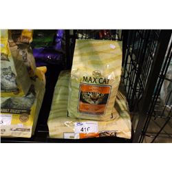 STACK OF MAX CAT ADULT CAT FOOD