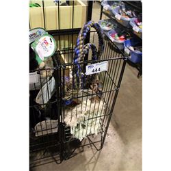 WIRE BASKET OF ASSORTED DOG TOYS (BASKET NOT INCLUDED)