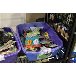 LITTER BOX OF ASSORTED HAMSTER  PRODUCTS