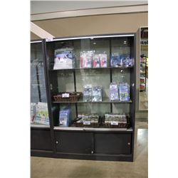 6' GLASS FRONT DISPLAY CASE