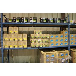 SHELF LOT OF SPIRAL NAILS (12D 3-1/4"), LOCK WASHER (5/16") & BOX NAILS (7D 2-1/4")