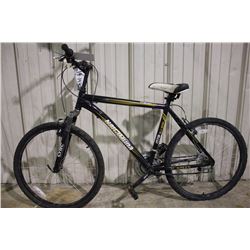 BLACK NAKAMURA PHENOM 21 SPEED FRONT SUSPENSION MOUNTAIN BIKE