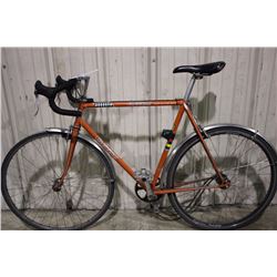 ORANGE CRESCENT SINGLE SPEED ROAD BIKE