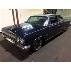 1965 RAMBLER MARLIN, 2 DOOR, BLUE, VIN # 4100277