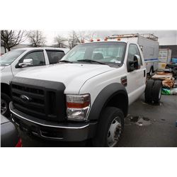 2008 FORD F550 CHASIS VIN 1FDAF56R08EA70419