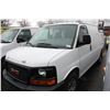 Image 1 : 2006 GMC SAVANA, 3 DOOR CARGO VAN, WHITE, VIN # 1GTFG15X961261986