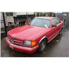 Image 1 : 1984 MERCEDES 500 SEL, 2 DOOR COUPE, RED, VIN # WDBCA44A9EA042512