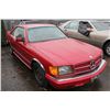 Image 2 : 1984 MERCEDES 500 SEL, 2 DOOR COUPE, RED, VIN # WDBCA44A9EA042512