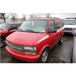 2004 CHEVROLET ASTRO PASSENGER VAN VIN 1GNDM19X94B106735