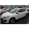 Image 1 : 2010 MAZDA 3, 4 DR SEDAN, WHITE, VIN#JM1BL1SF4A1122251