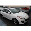 Image 2 : 2010 MAZDA 3, 4 DR SEDAN, WHITE, VIN#JM1BL1SF4A1122251